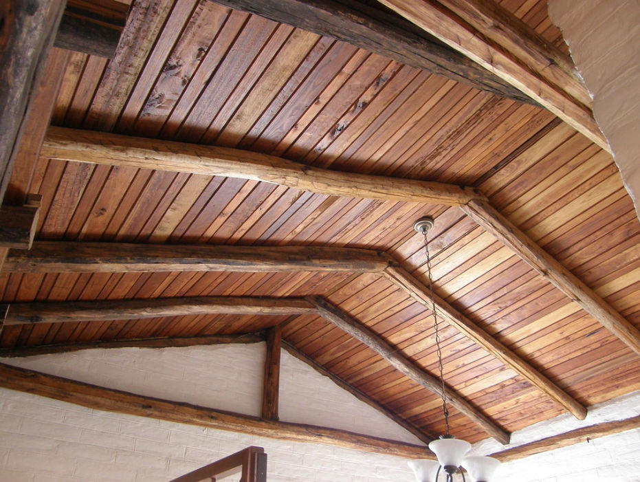 Eucalyptus internal roof structure